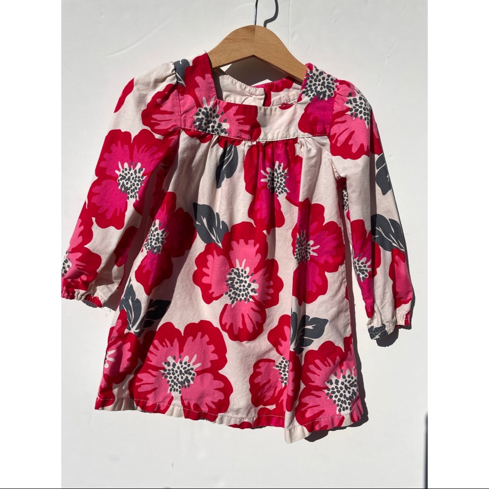 OshKosh Red and Pink Floral Top Tunic